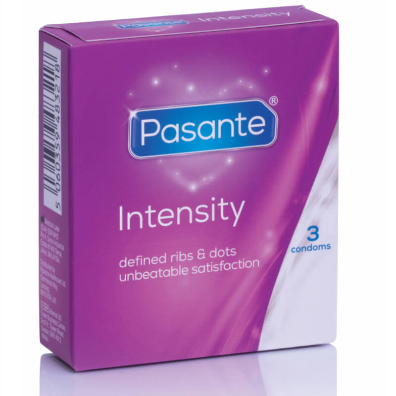 Preservativi stimolanti Pasante Intensity 3 profilattici