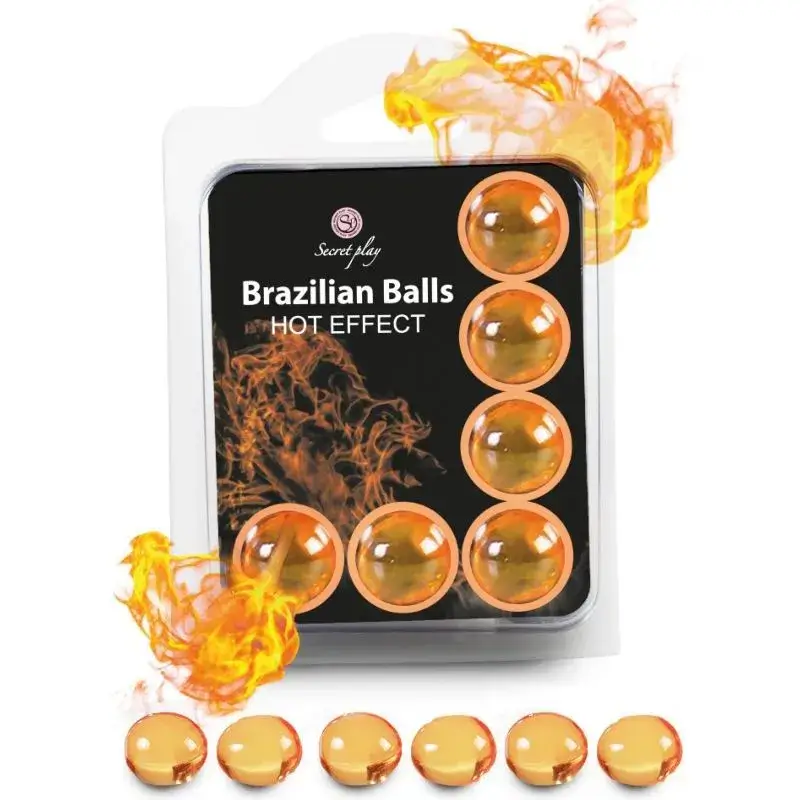 6 Palline brasiliane con effetto caldo SECRET PLAY