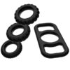 Set 4 anelli per il pene di diverse forme e misure ADDICTED TOYS