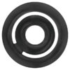 Anelli per pene e testicoli in silicone nero ADDICTED TOYS