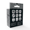 Anelli per pene e testicoli in silicone nero ADDICTED TOYS