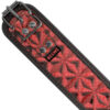 Collare in neoprene rosso e nero con pinze per capezzoli BEGME