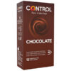 Preservativi stimolanti Chocolate CONTROL (12 profilattici)