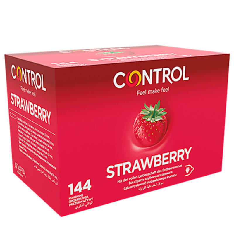 Control Strawberry 144 preservativi alla fragola