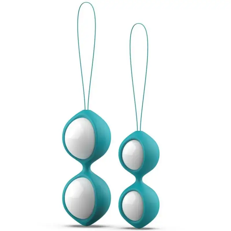 Coppia di palline vaginali turchesi per gli esercizi di Kegel ‘BFIT CLASSIC’ B SWISH