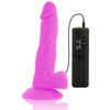 Dildo realistico flessibile vibrante con ventosa (Lunghezza 18 cm)