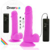 Dildo realistico flessibile vibrante con ventosa (Lunghezza 20,5 cm)