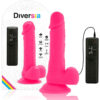 Dildo realistico flessibile vibrante con ventosa (Lunghezza 20,5 cm)