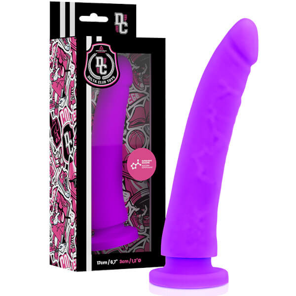 DELTA CLUB – TOYS DILDO MEDICO LILLA IN SILICONE 17 CM -O- 3 CM