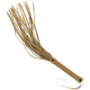 Frusta flogger BDSM in cuoio vegano beige FETISH SUBMISSIVE