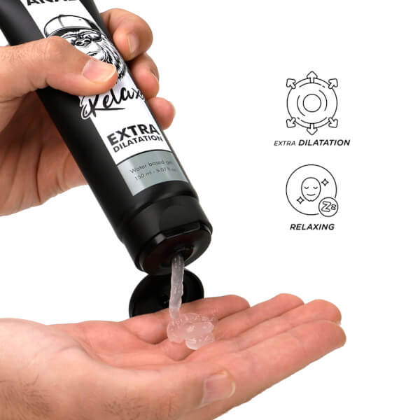 Gel lubrificante, rilassante e dilatante anale a base d’acqua (150 ml) BLACK HOLE