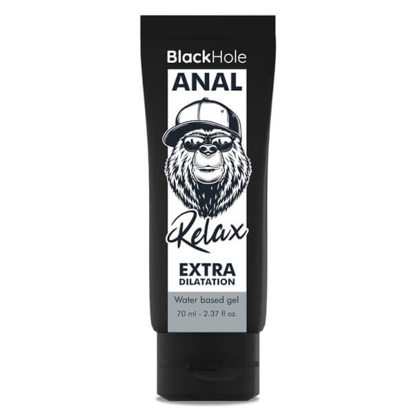 Gel lubrificante, rilassante e dilatante anale a base d’acqua (70 ml) BLACK HOLE