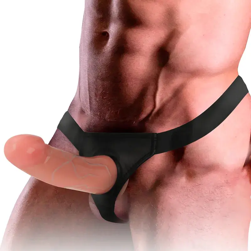 Imbracatura strapon da uomo con dildo cavo da 16 cm INTENSE
