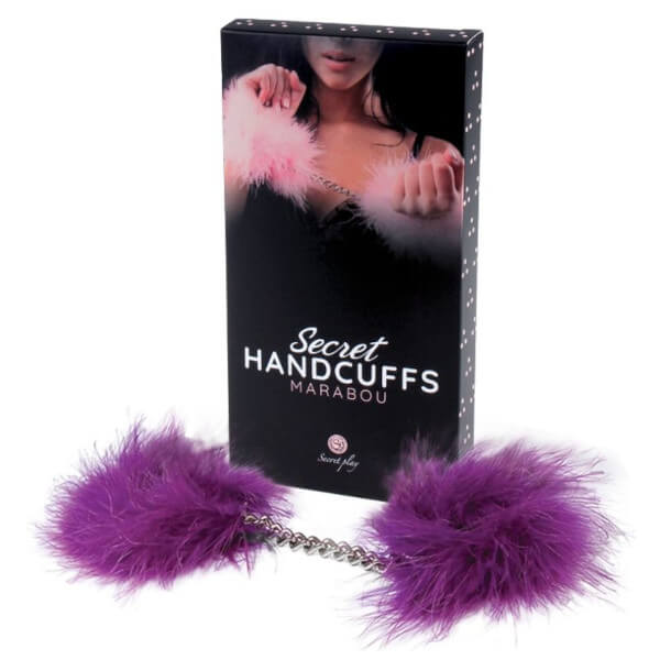 Manette con folto pelo viola MARABOU SECRETPLAY