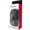 Manette in pelle PU nere DARKNESS