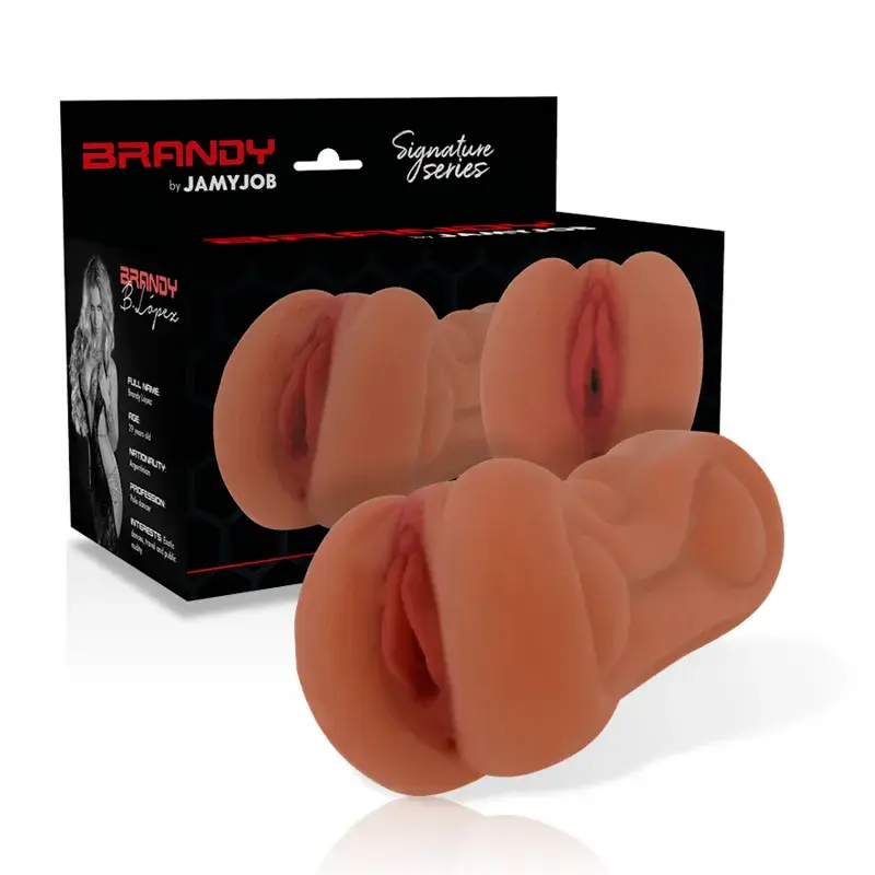 Masturbatore manuale maschile con vagina ‘BRANDY’ by JAMYJOB