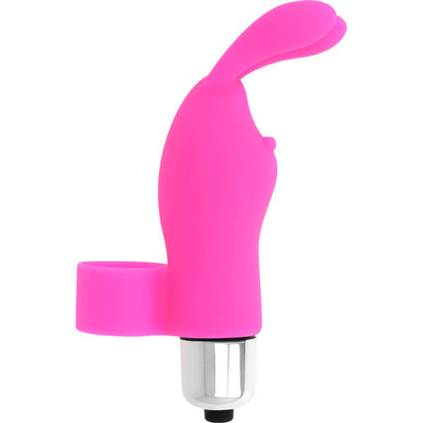 Mini vibratore da dito con stimolatore Rabbit per il clitoride OHMAMA