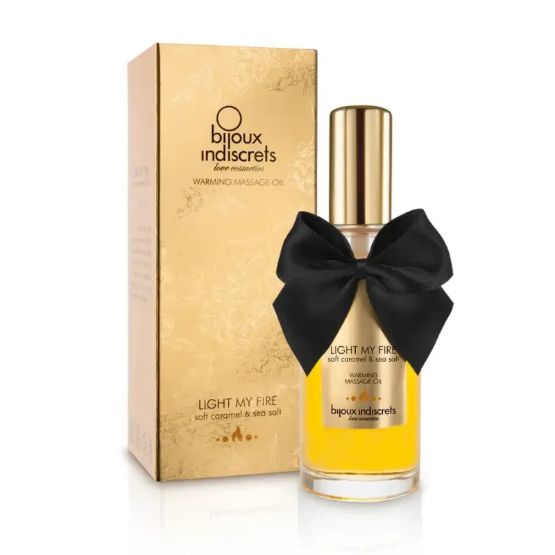 Olio da massaggio ad effetto caldo con aroma di caramello 100 ml BIJOUX