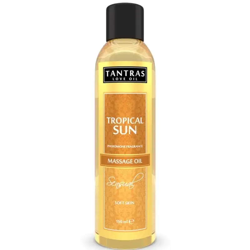 Olio da massaggio erotico ai feromoni ‘TROPICAL SUN’ 150 ml INTIMATELINE