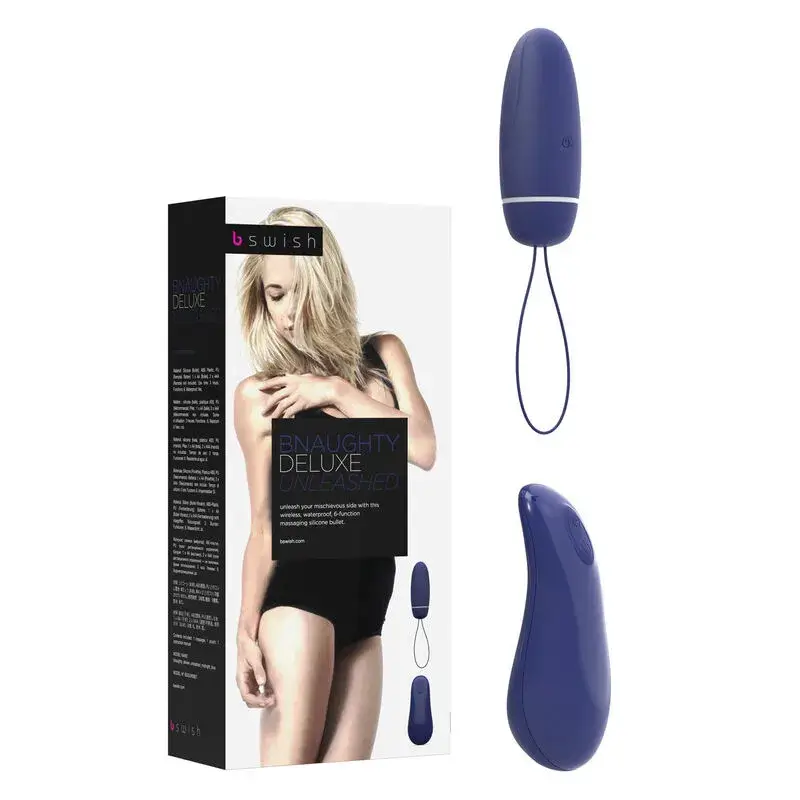 Ovetto vibrante telecomandato Blu ‘Bnaughty Deluxe Unleashed’ B SWISH
