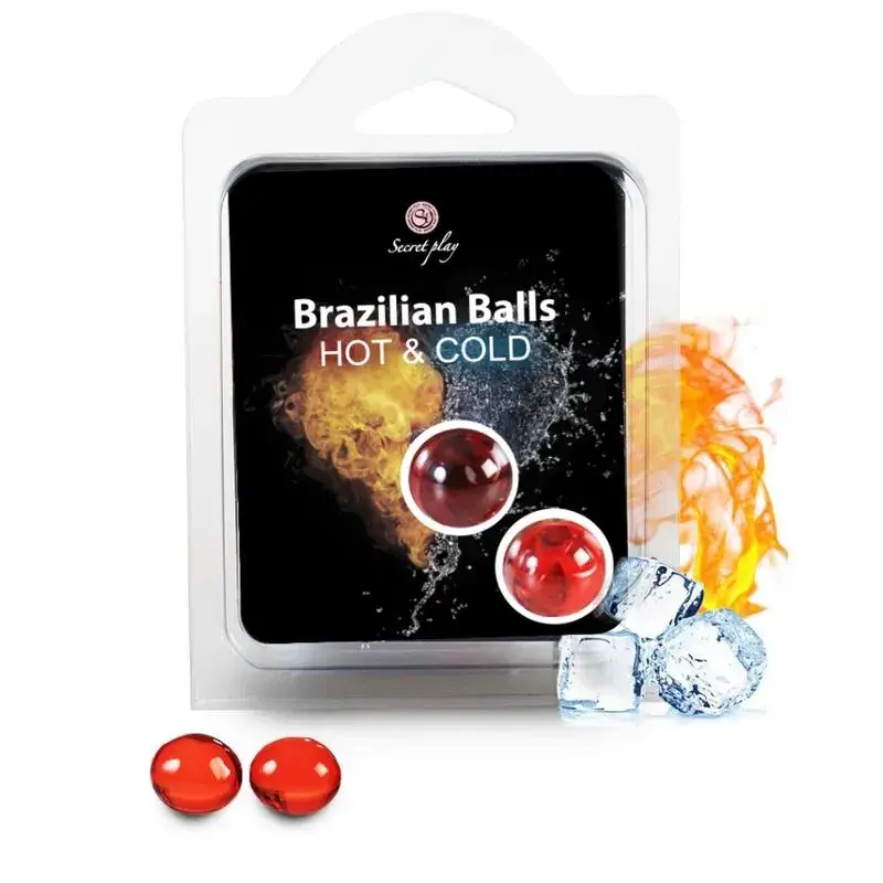 Palline brasiliane con effetto caldo e freddo HOT&COLD SECRETPLAY 2 pz