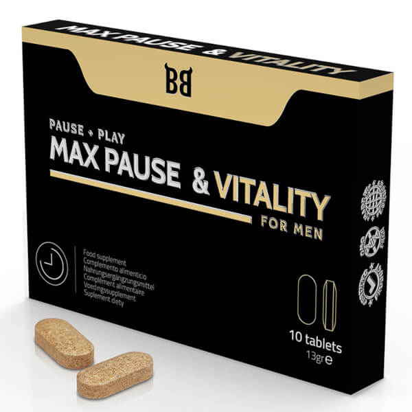 Pastiglie ritardanti per uomo MAX PAUSE & VITALITY 10 compresse