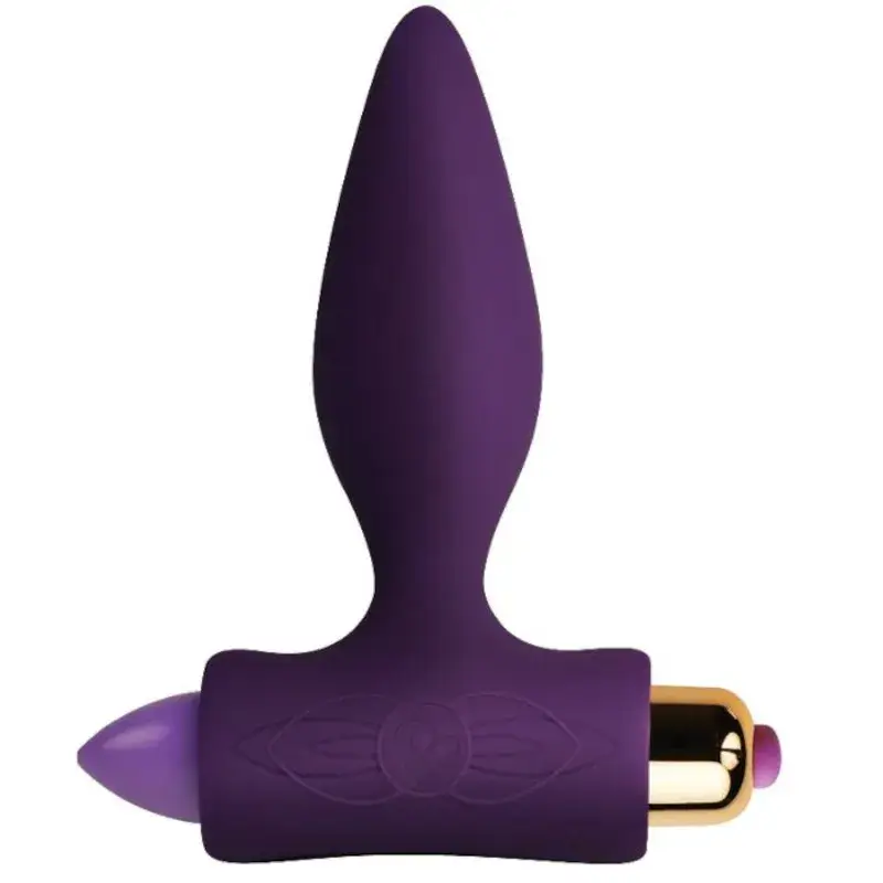 Plug anale vibrante in silicone viola ‘PETITE SENSATIONS’ ROCKS-OFF