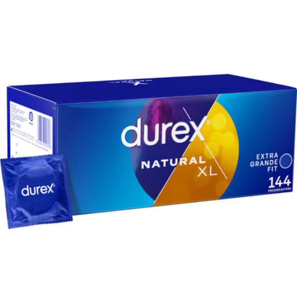 Preservativi extra large XL NATURAL DUREX 144 pezzi