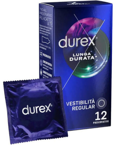 Preservativi ritardanti DUREX LUNGA DURATA 12 profilattici