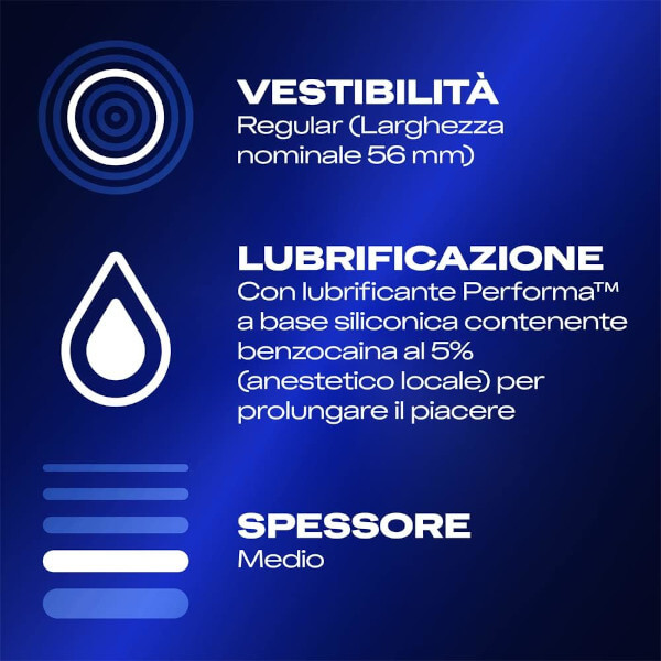 Preservativi ritardanti DUREX LUNGA DURATA 12 profilattici