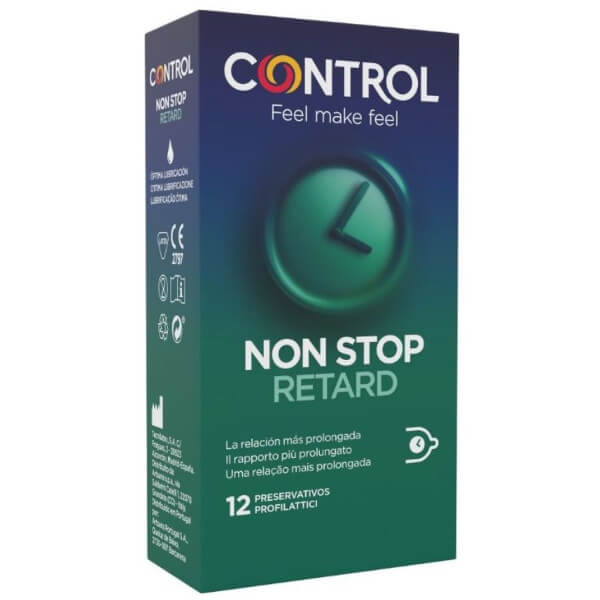 Preservativi ritardanti Non Stop Retard Control (12 profilattici)