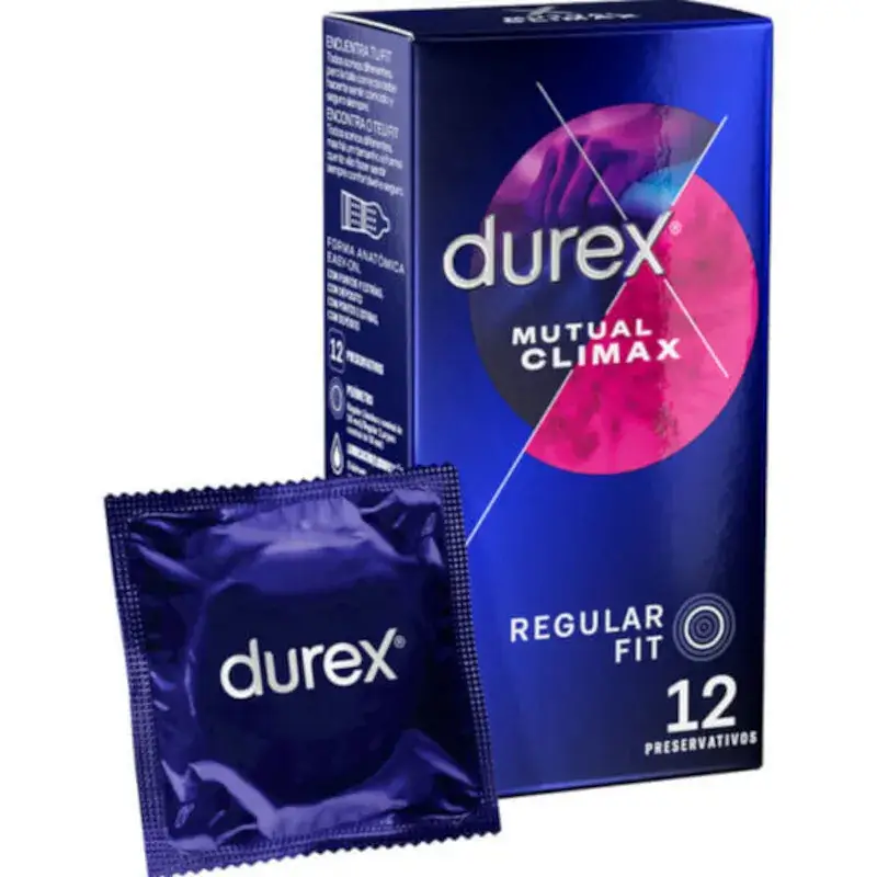 Preservativi ritardanti e stimolanti MUTUAL CLIMAX DUREX 12 profilattici