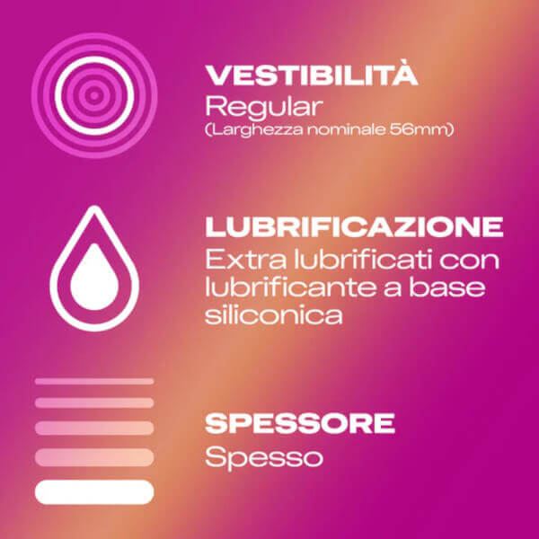 Preservativi stimolanti e spessi Pleasure Max DUREX 3 profilattici