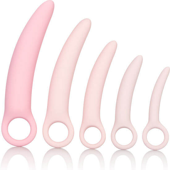 Set di 5 dilatatori vaginali in silicone INSPIRE