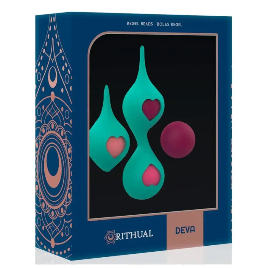 Set palline vaginali di Kegel 'Deva' verde acqua RITHUAL