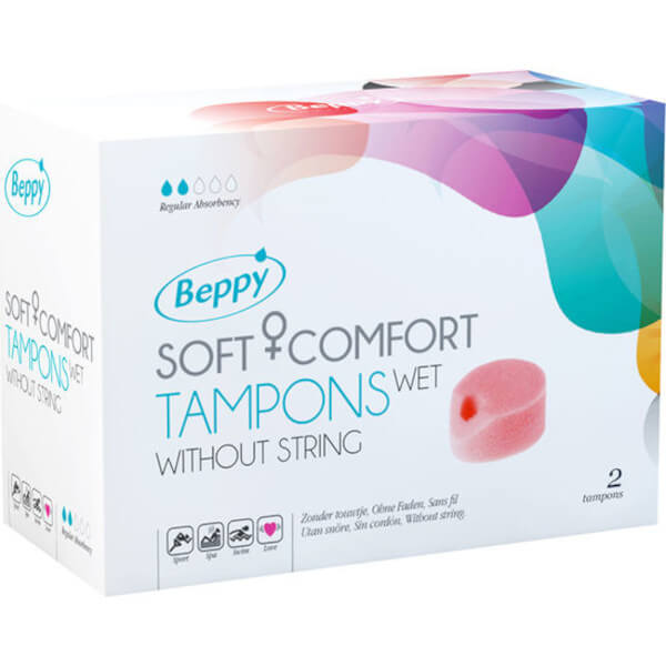 Soft Tampons BEPPY WET 2 tamponi lubrificati