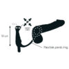 Stimolatore prostatico anale vibrante in silicone 10 cm ADDICTED TOYS