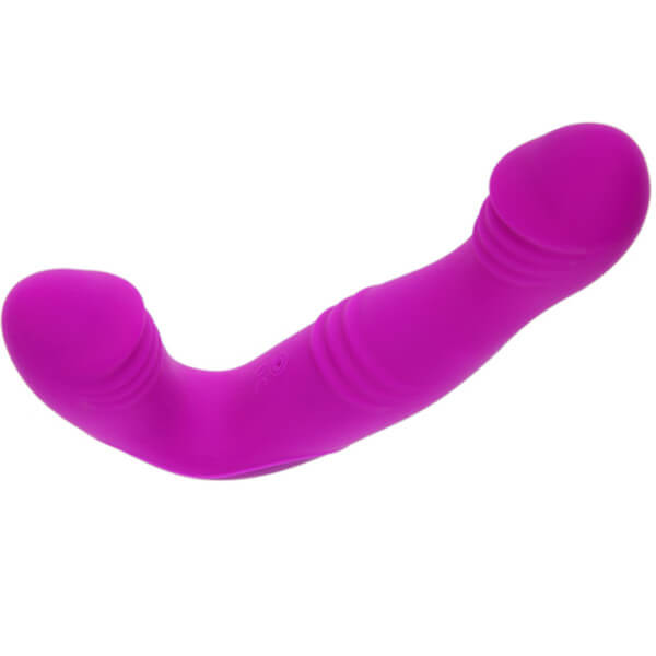 Strapless dildo in silicone con 30 diverse vibrazioni ANGELO PRETTY LOVE