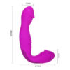 Strapless dildo in silicone con 30 diverse vibrazioni ANGELO PRETTY LOVE
