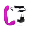 Strapless dildo in silicone con 30 diverse vibrazioni PRETTY LOVE