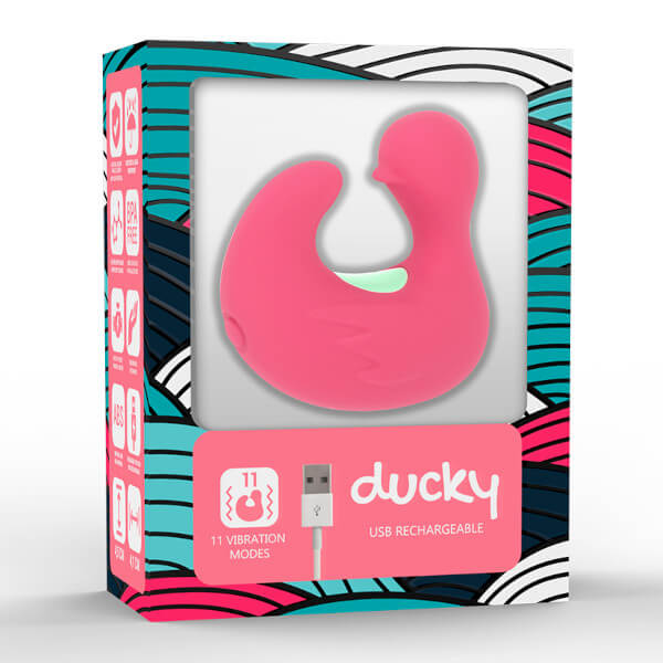 Vibratore da dito a paperella ricaricabile DUCKY HAPPY LOKY