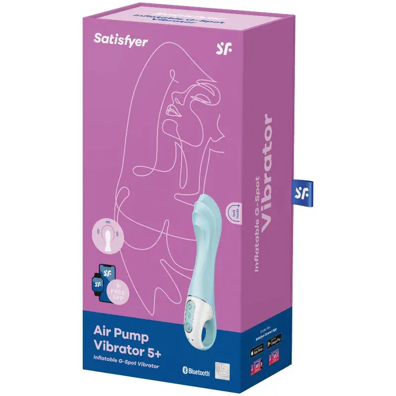 Vibratore gonfiabile G-Spot ‘Air Pump Vibrator 5+’ SATISFYER