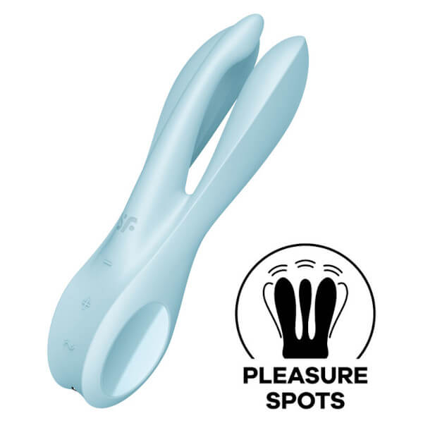 Vibratore per labbra vaginali e clitoride Satisfyer Threesome 1