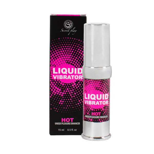 Vibratore liquido sapore panna e fragola ad effetto calore 15 ml SECRETPLAY
