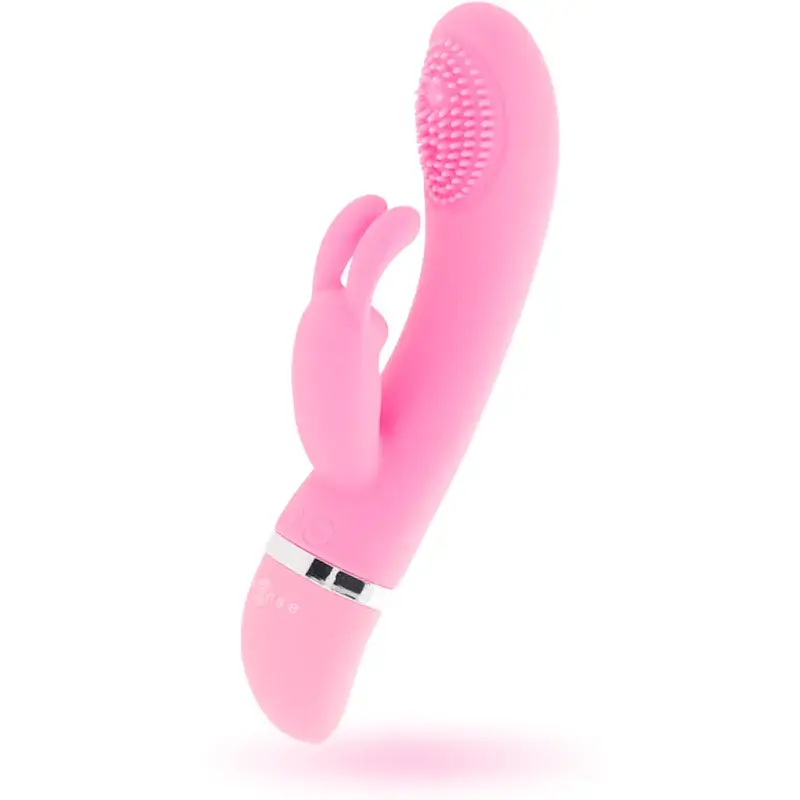 Vibratore oscillante rabbit in silicone rosa ‘SUSY’ INTENSE