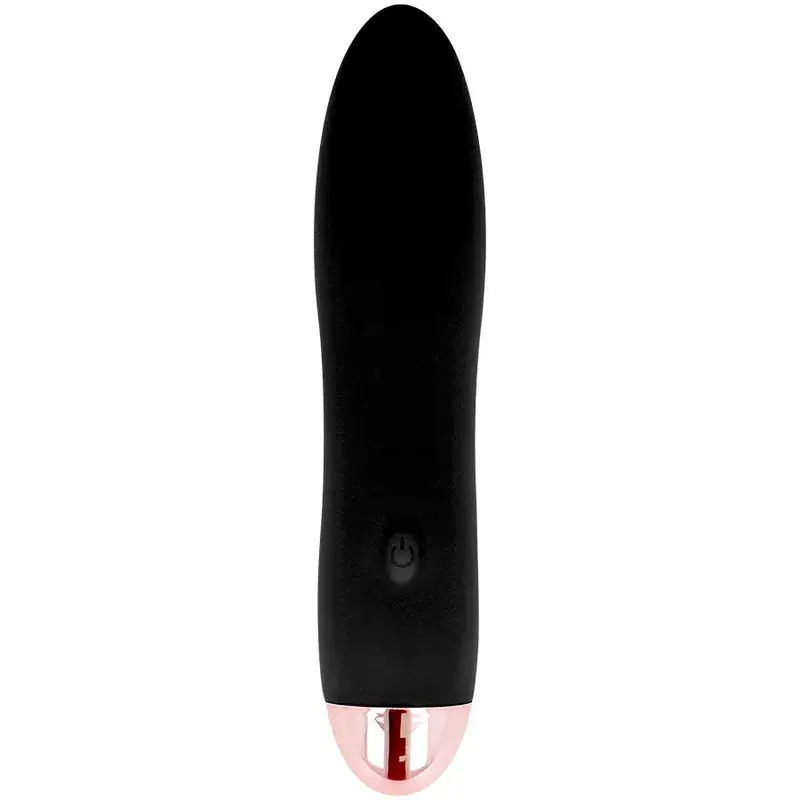 Vibratore ricaricabile in silicone nero ‘Black Four’ DOLCE VITA