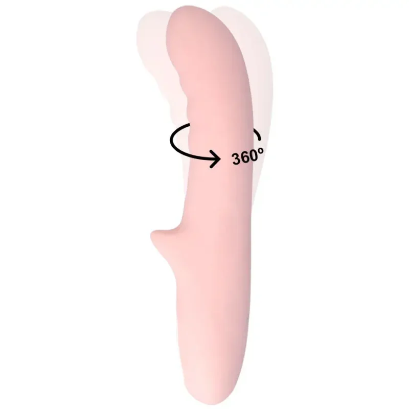 Vibratore rotante in silicone rosa ‘PISA’ MIA
