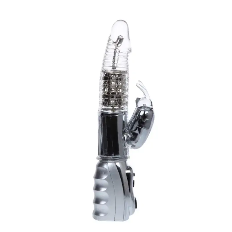 Vibratore rotante trasparente 26,5 cm ‘AMOUR MISSILE’ BAILE