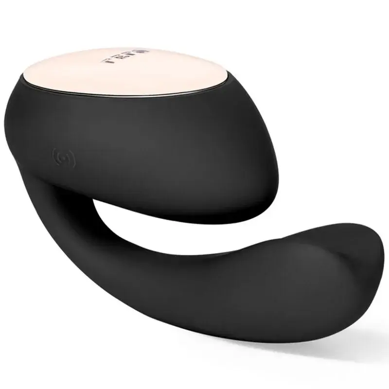 Vibratore in silicone nero con APP ‘IDA WAVE’ LELO