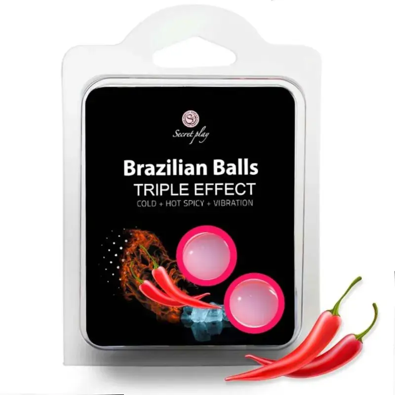 2 Palline brasiliane a triplo effetto SECRET PLAY
